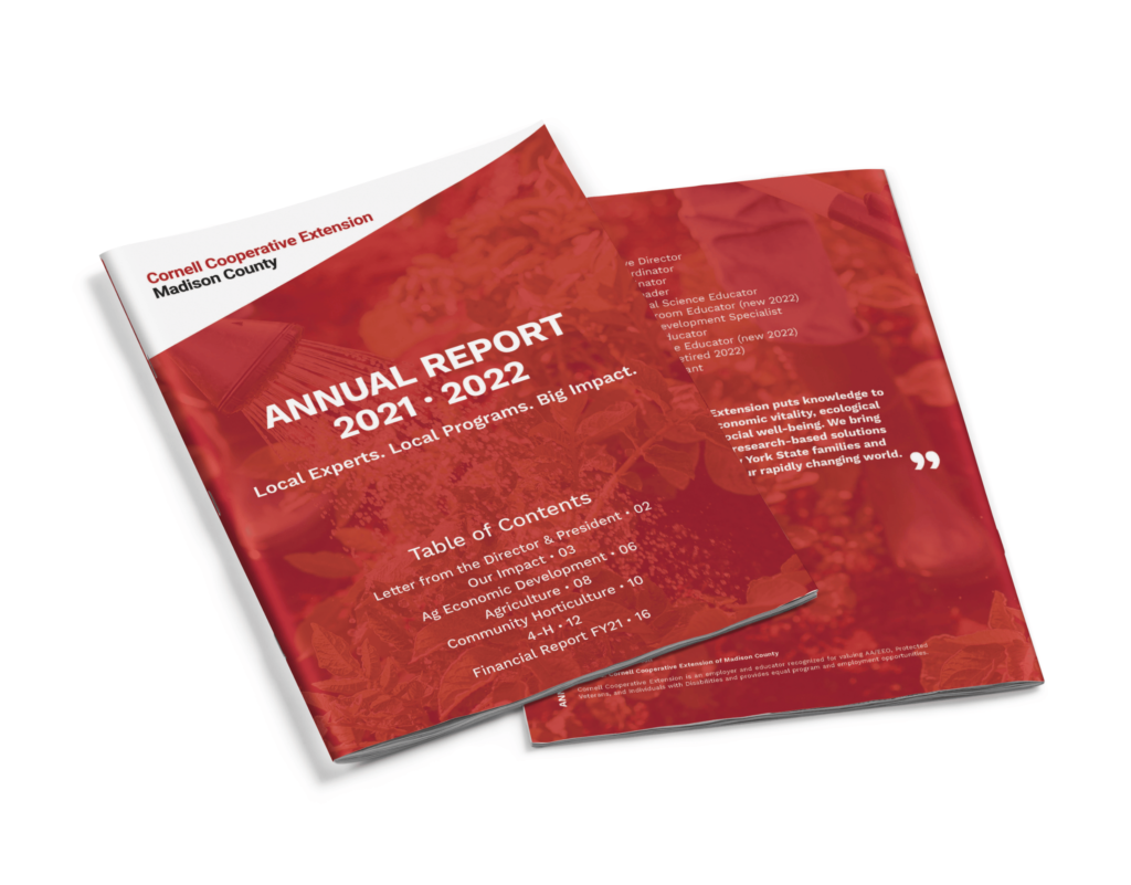 Madison County Cornell Cooperative Extension annual report